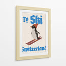 To Ski Switzerland - Nicholas | Cuadro decorativo de Canvas Lab