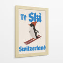 To Ski Switzerland - Nicholas | Cuadro decorativo de Canvas Lab
