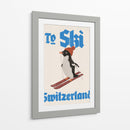 To Ski Switzerland - Nicholas | Cuadro decorativo de Canvas Lab