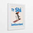 To Ski Switzerland - Nicholas | Cuadro decorativo de Canvas Lab