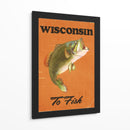 Pesca de lubina en Wisconsin - Nicholas | Cuadro decorativo de Canvas Lab