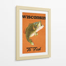 Pesca de lubina en Wisconsin - Nicholas | Cuadro decorativo de Canvas Lab
