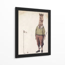Paleta de golf Alpaca - Mike Koubou | Cuadro decorativo de Canvas Lab