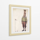 Paleta de golf Alpaca - Mike Koubou | Cuadro decorativo de Canvas Lab