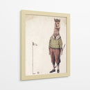 Paleta de golf Alpaca - Mike Koubou | Cuadro decorativo de Canvas Lab