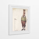 Paleta de golf Alpaca - Mike Koubou | Cuadro decorativo de Canvas Lab