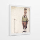 Paleta de golf Alpaca - Mike Koubou | Cuadro decorativo de Canvas Lab