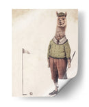 Paleta de golf Alpaca - Mike Koubou | Cuadro decorativo de Canvas Lab