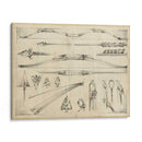 Flecha Esquemática Ii - Ethan Harper | Cuadro decorativo de Canvas Lab