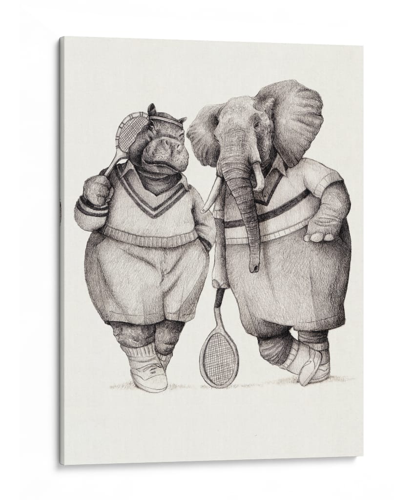 Tenis tamaño jumbo - Mike Koubou | Cuadro decorativo de Canvas Lab