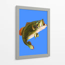 Lubina de boca grande saltando - Nicholas | Cuadro decorativo de Canvas Lab