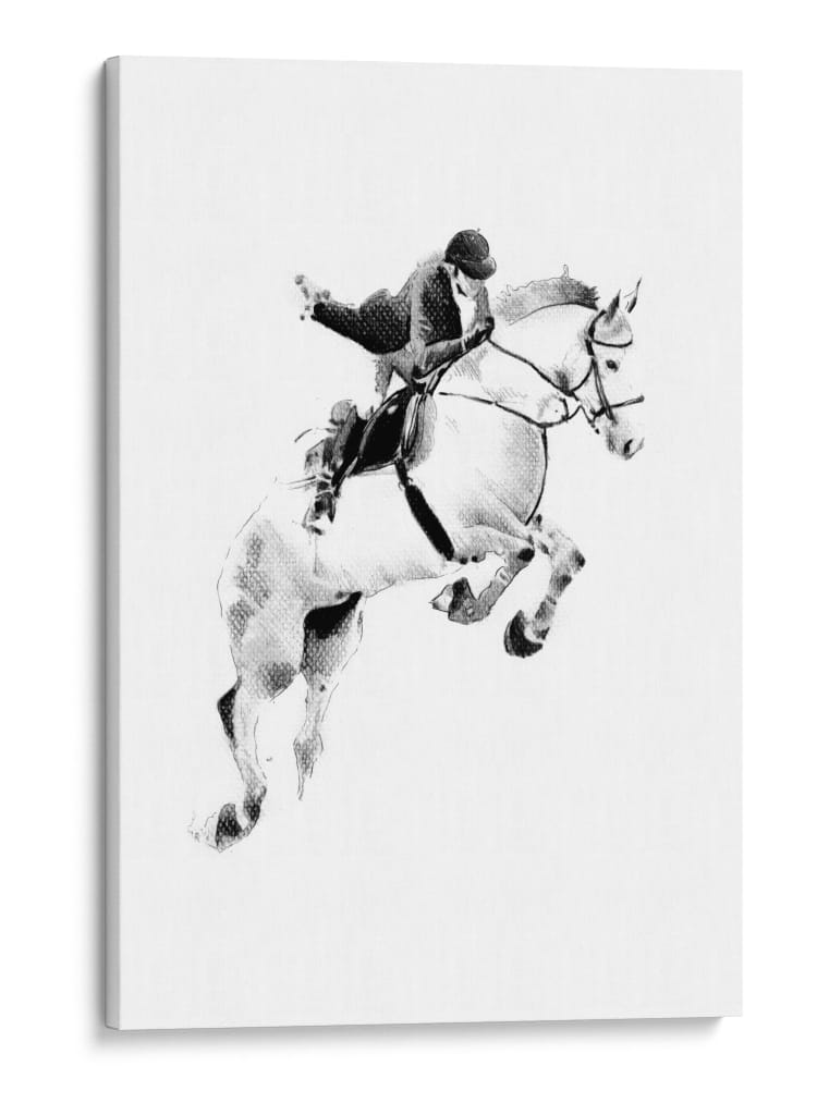 Silueta inacabada al vuelo - Kulik | Cuadro decorativo de Canvas Lab