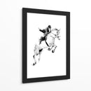 Silueta inacabada al vuelo - Kulik | Cuadro decorativo de Canvas Lab