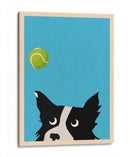 Pelota de tenis Border Collie - WallChart Art Studio | Cuadro decorativo de Canvas Lab