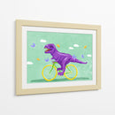 Pedaladas jurásicas entre nubes y mariposas - Raissa Oltmanns | Cuadro decorativo de Canvas Lab