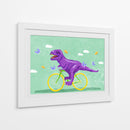 Pedaladas jurásicas entre nubes y mariposas - Raissa Oltmanns | Cuadro decorativo de Canvas Lab