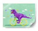 Pedaladas jurásicas entre nubes y mariposas - Raissa Oltmanns | Cuadro decorativo de Canvas Lab