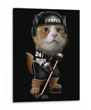 Jugador de hockey sobre hielo - Adam Lawless | Cuadro decorativo de Canvas Lab