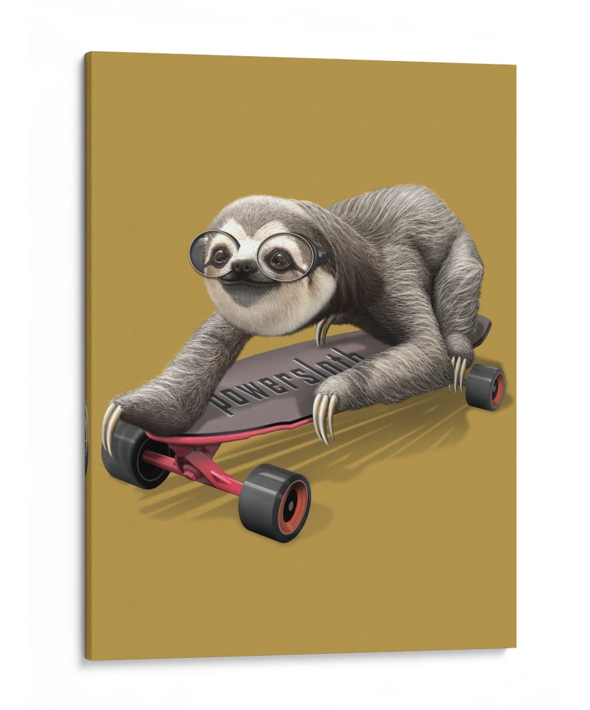 Patinador perezoso genial - Adam Lawless | Cuadro decorativo de Canvas Lab