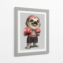 Lindo perezoso boxeador - Adam Lawless | Cuadro decorativo de Canvas Lab
