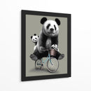 Paseo en bicicleta de la familia Panda - Adam Lawless | Cuadro decorativo de Canvas Lab
