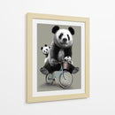 Paseo en bicicleta de la familia Panda - Adam Lawless | Cuadro decorativo de Canvas Lab