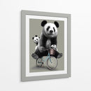 Paseo en bicicleta de la familia Panda - Adam Lawless | Cuadro decorativo de Canvas Lab