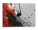 Notas musicales rojas - DIEGO D L | Cuadro decorativo de Canvas Lab