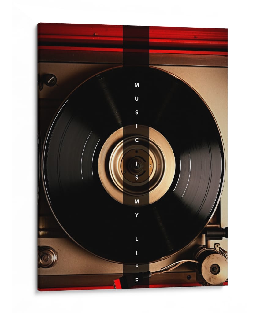 Alma de Vinilo - Sae Art | Cuadro decorativo de Canvas Lab
