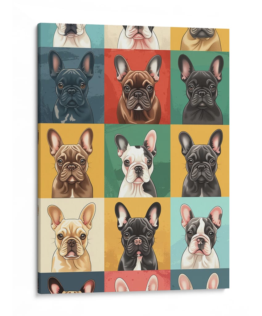 Bulldog Pop - Sae Art | Cuadro decorativo de Canvas Lab