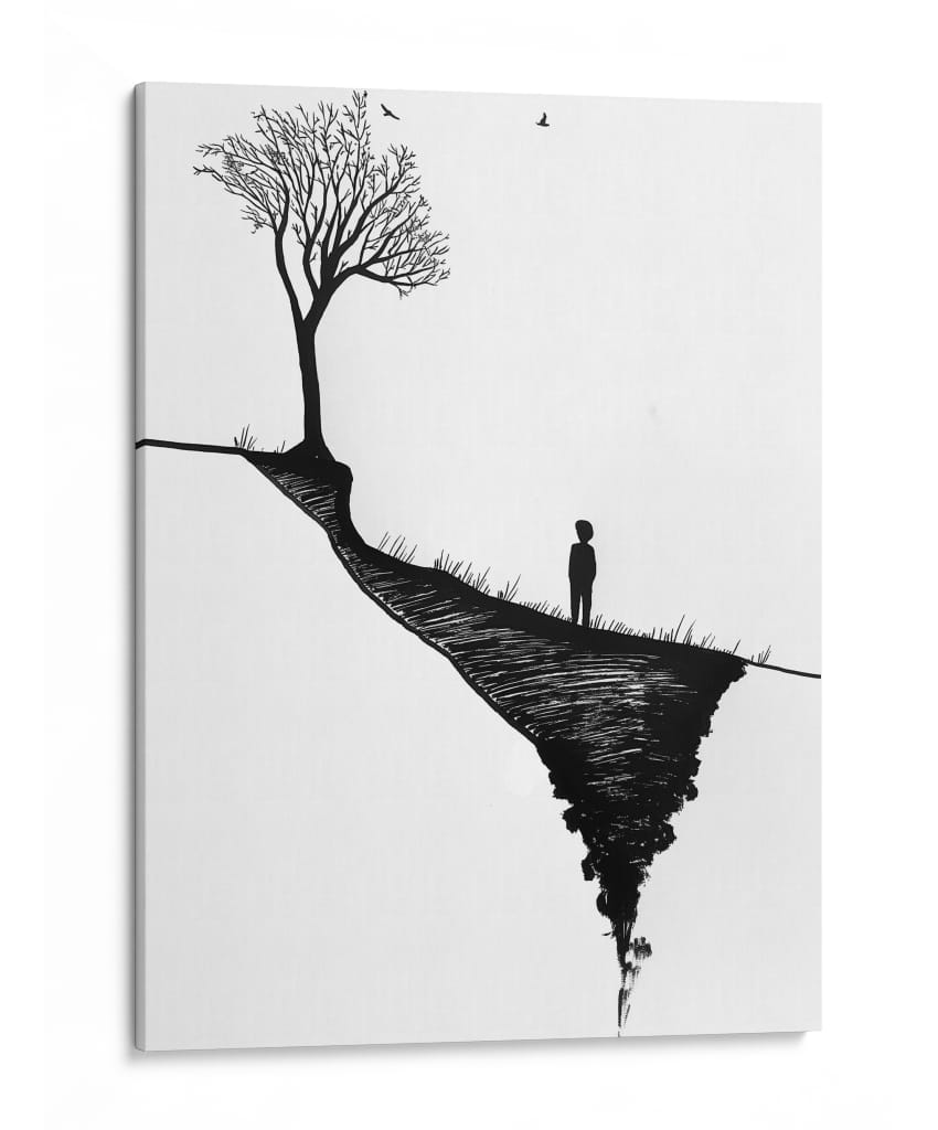 Al Borde - Sae Art | Cuadro decorativo de Canvas Lab
