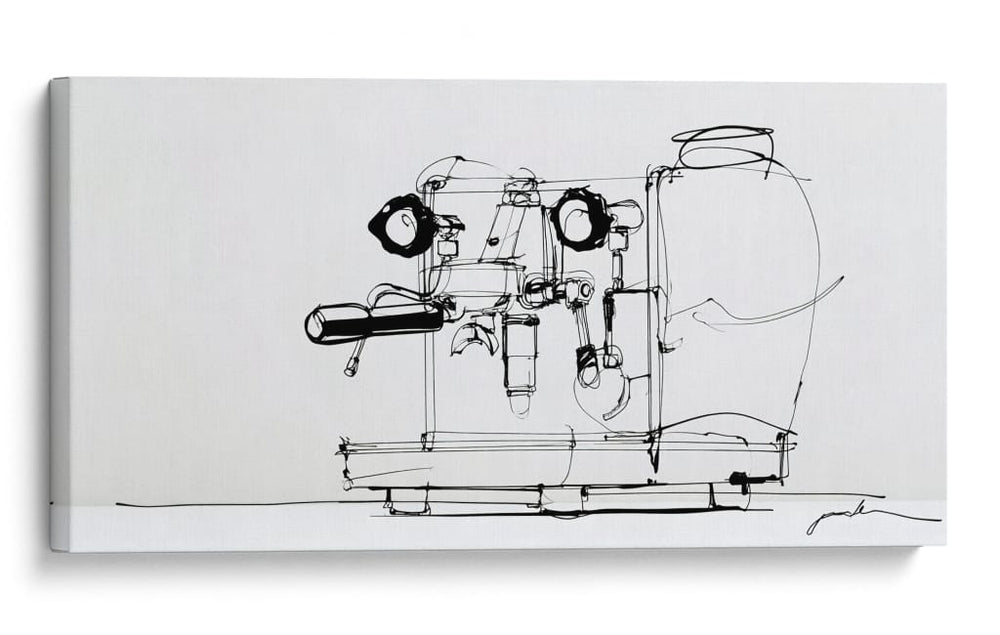 Amantes del café - DIEGO D L | Cuadro decorativo de Canvas Lab