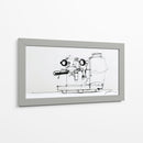Amantes del café - DIEGO D L | Cuadro decorativo de Canvas Lab