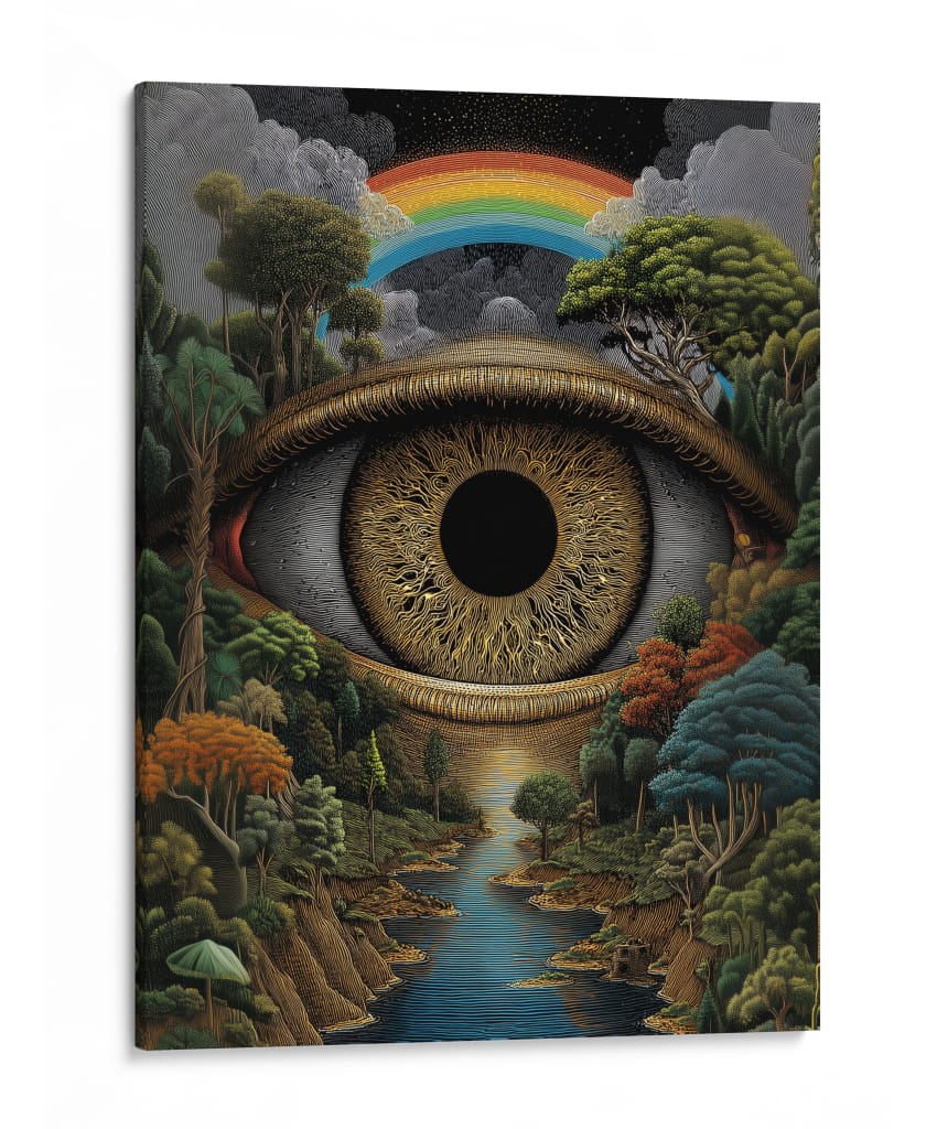 Ojo Salvaje - Sae Art | Cuadro decorativo de Canvas Lab