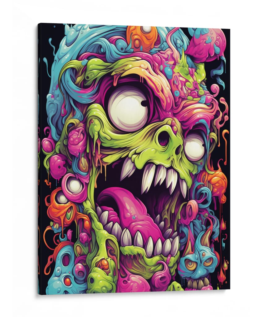 Caos Neón - Sae Art | Cuadro decorativo de Canvas Lab