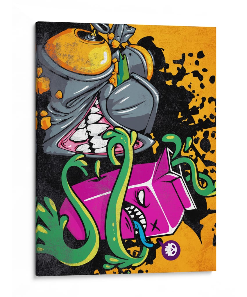 Ataque de Spray - Sae Art | Cuadro decorativo de Canvas Lab