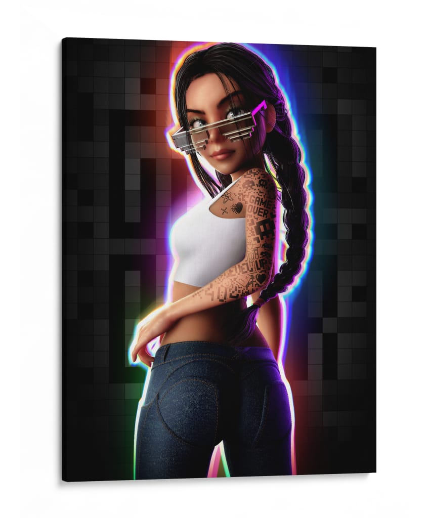 Onda Gamer - Sae Art | Cuadro decorativo de Canvas Lab