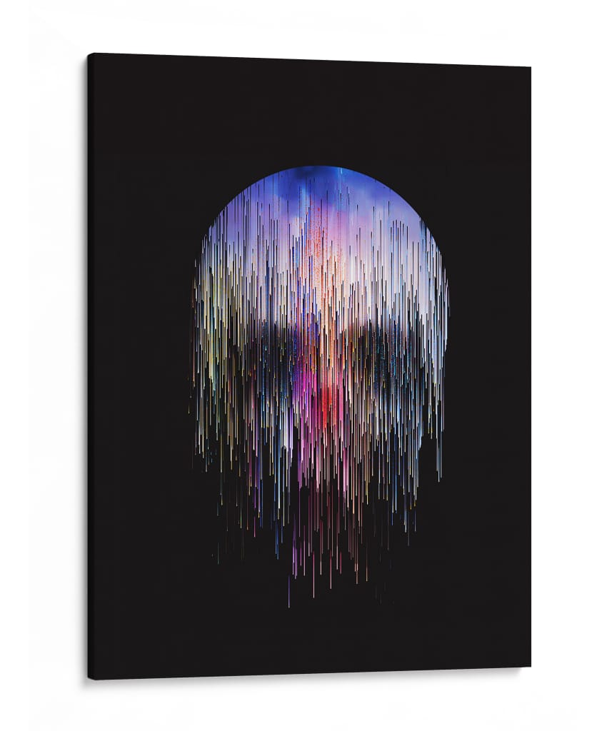 Lluvia Digital - Sae Art | Cuadro decorativo de Canvas Lab