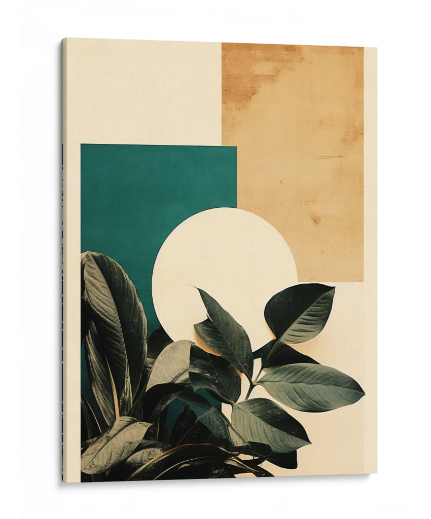 Geometría Verde - Sae Art | Cuadro decorativo de Canvas Lab