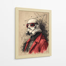 Retrato Stormtrooper - KaleidoArt Creations | Cuadro decorativo de Canvas Lab
