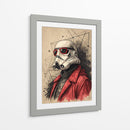 Retrato Stormtrooper - KaleidoArt Creations | Cuadro decorativo de Canvas Lab