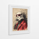 Retrato Stormtrooper - KaleidoArt Creations | Cuadro decorativo de Canvas Lab