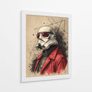 Retrato Stormtrooper - KaleidoArt Creations | Cuadro decorativo de Canvas Lab
