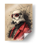 Retrato Stormtrooper - KaleidoArt Creations | Cuadro decorativo de Canvas Lab