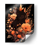 Gato entre Flores - Sae Art | Cuadro decorativo de Canvas Lab