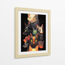 Almas Felinas - Sae Art | Cuadro decorativo de Canvas Lab