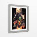 Almas Felinas - Sae Art | Cuadro decorativo de Canvas Lab