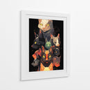 Almas Felinas - Sae Art | Cuadro decorativo de Canvas Lab