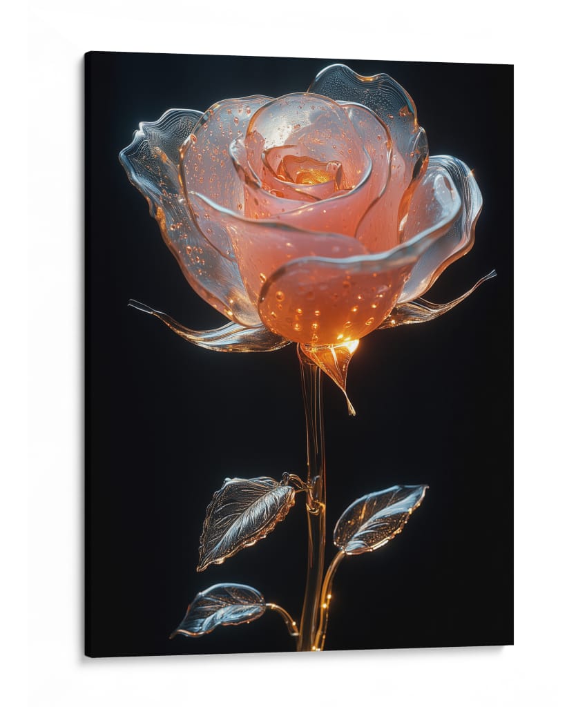 Rosa de Cristal - Sae Art | Cuadro decorativo de Canvas Lab