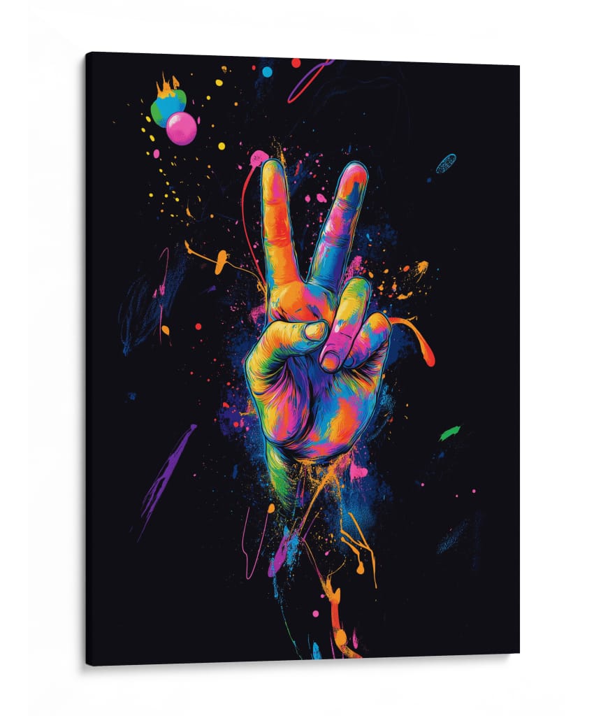 Paz de Neón - Sae Art | Cuadro decorativo de Canvas Lab